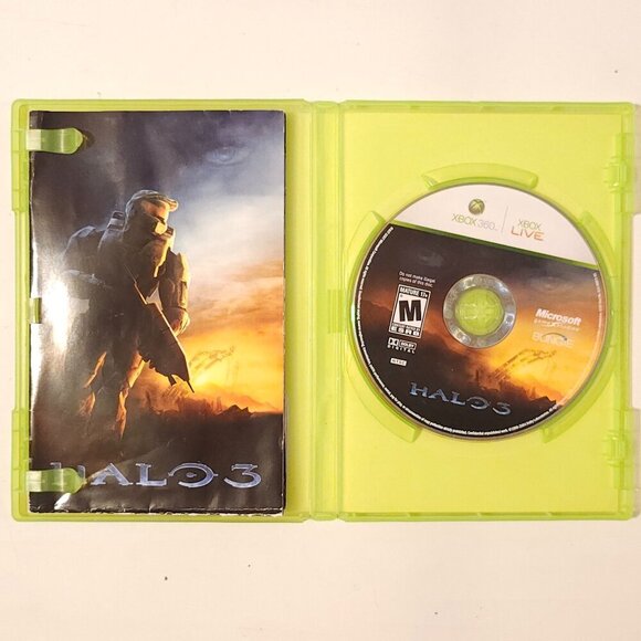 XBOX 360 HALO 3 Video Game + Poster and Control Manual 2007 - Picture 8 of 9